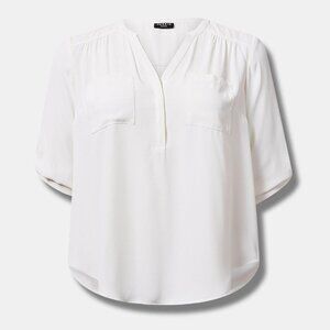 Harper Georgette Pullover 3/4 Sleeve Blouse